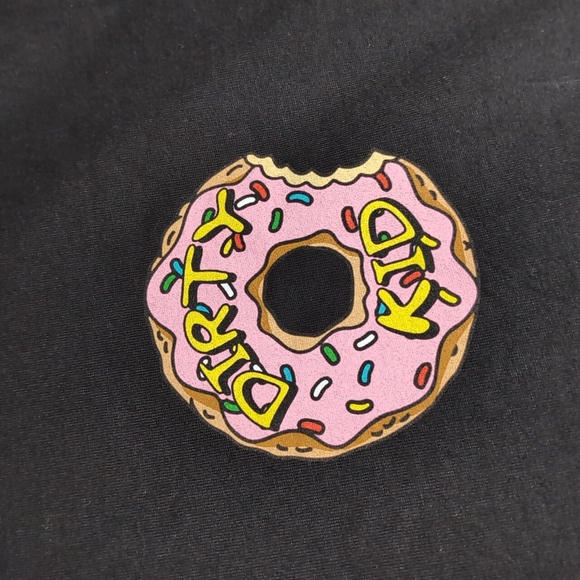 Dirty Kid Co The Simpsons 'The ATF Is Gay' Donut Tee Size Large in Black - Picture 2 of 7